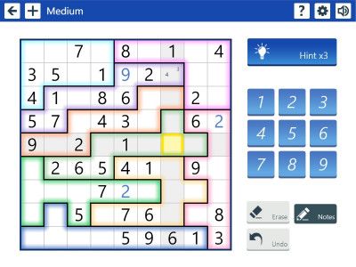 MICROSOFT SUDOKU free online game on